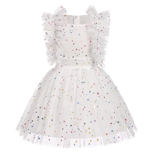 Girls Confetti Birthday Princess Dress