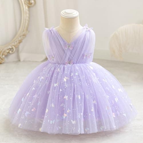 Shiny Butterfly Tutu Dress for Toddler Baby Girls