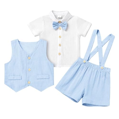 Toddler Boy Baptism Christening Outfit Wedding Suit