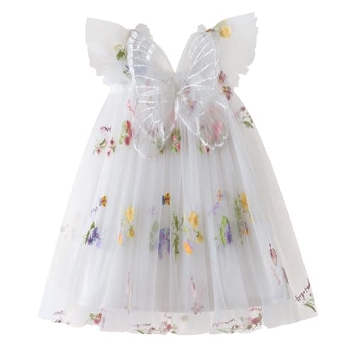 TTYAOVO Toddler Girl Tulle Birthday Party Dress