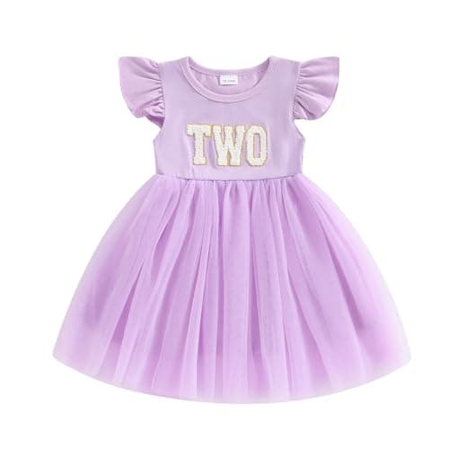 Baby Girls 1st Birthday Outfit: Romper, Tutu Skirt, Summer Clothes