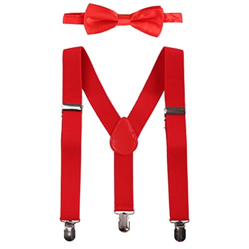 Baby Boys Suspenders and Bow Tie Set