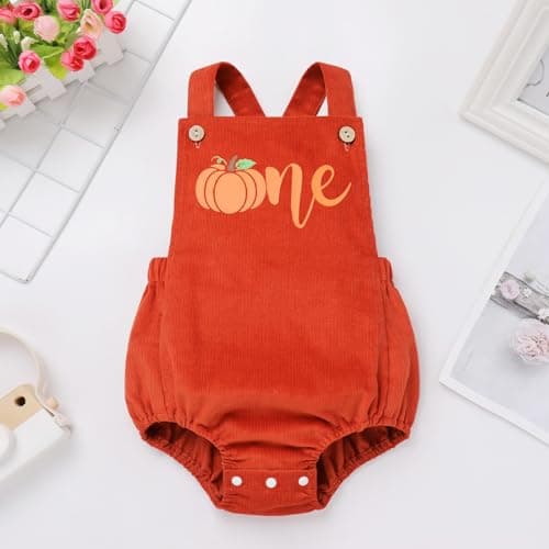 IMEKIS Boho Backless Overalls Romper for Baby 1st Birthday Cake Smash Photo