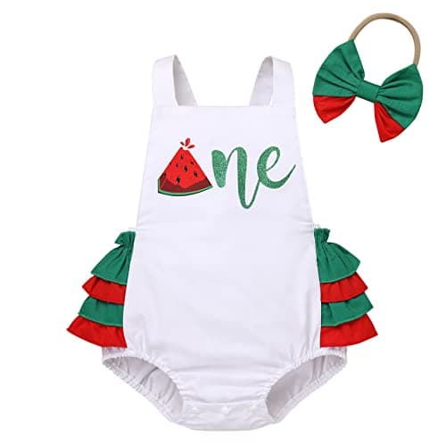 Baby Girl 1st Birthday Outfit Set