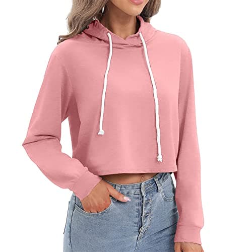 Women's Cropped Hoodie Sweatshirt for Rave Music Festivals