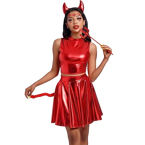 Women Angel Devil Halloween Costume Set