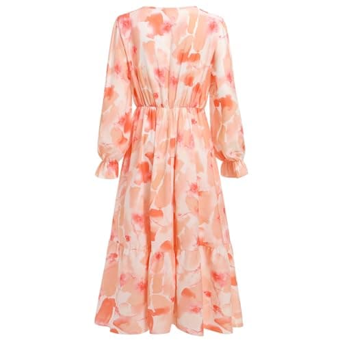 Boho Floral Print Maxi Dress for Women