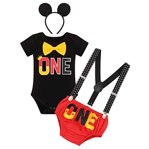 Half Way to One Cake Smash Outfit for Baby Boy
