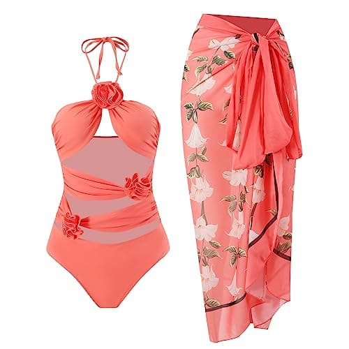 Tropical Flower Bikini Set for Women