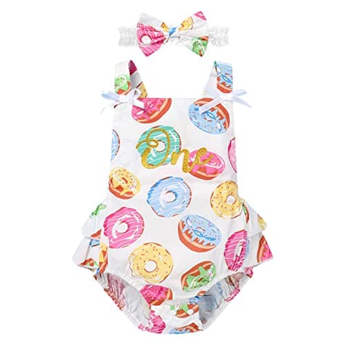 Baby Girl 1st Birthday Outfit Set