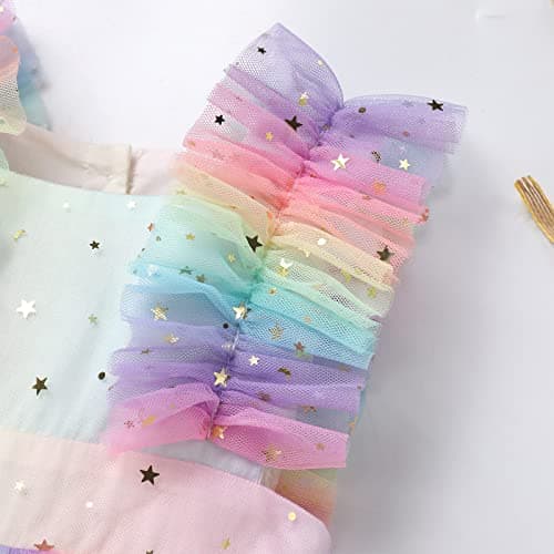 Baby Girl 1st Birthday Outfit Princess Dress with Diaper Cover