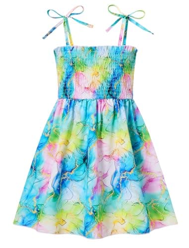 Vieille Princess Floral Summer Sundress for Toddler Girls 1-6 Years