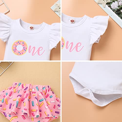 Baby Girls 1st Birthday Sunflower Peach Outfit Set