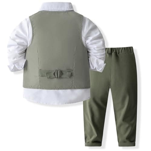 IMEKIS Toddler Boy Christening & Christmas Tuxedo Suit