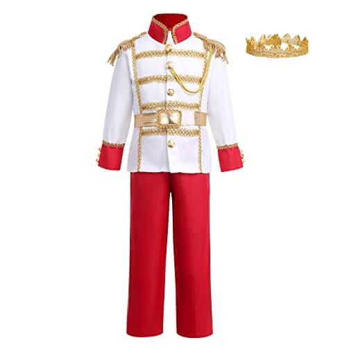 Boys Prince Charming Costume for Halloween and Birthday Parties