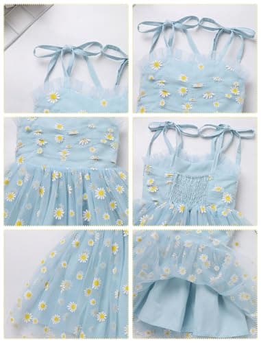 IMEKIS Toddler Girl Strawberry Heart Tulle Birthday Dress