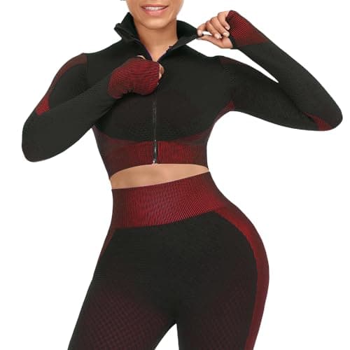 Women's Seamless 2 Piece Yoga Workout Sets by FeelinGirl