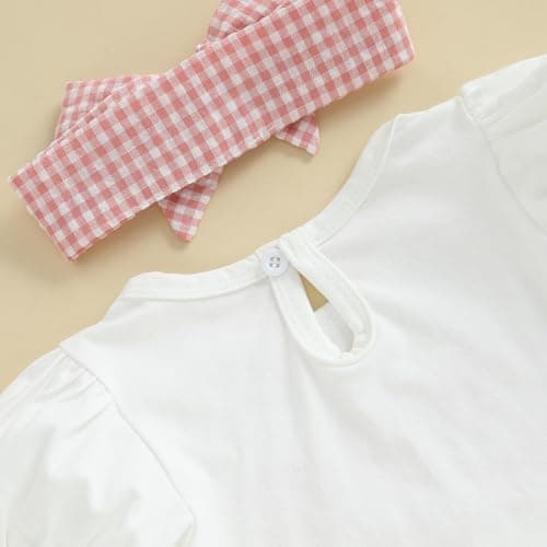 Amiblvowa Toddler Girl 1st 2nd 3rd Birthday Smash Cake Outfit