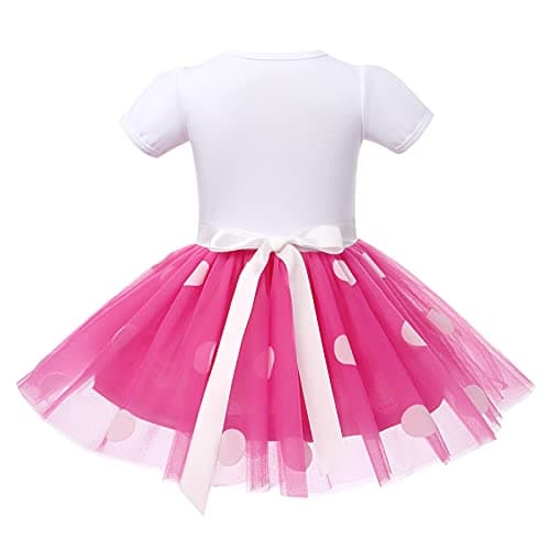 Polka Dots Birthday Princess Dress Set for Kids 1-6T