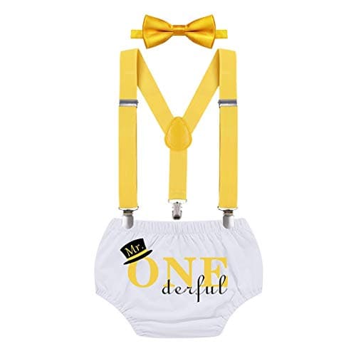 Mr. Onederful Cake Smash Outfit Boy First Birthday Set