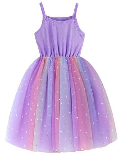 RJXDLT Infant Tutu Sundress for Baby Girls Tulle Toddler