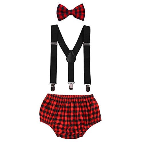 Baby Boys First Birthday Cake Smash Outfits Set