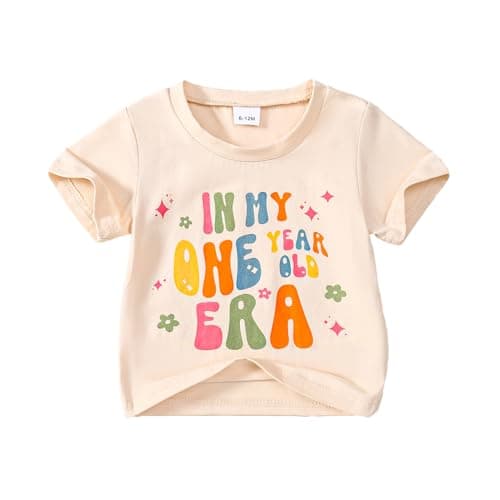 TinyPainter Baby Girl First Birthday Outfit 1st Birthday Top My One-Year-Old Era