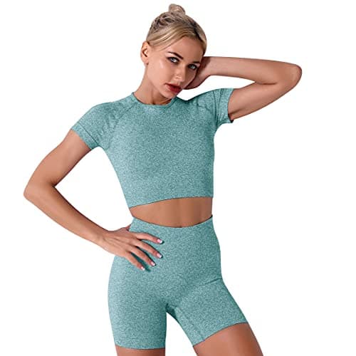 IDOPIP Women's Workout Set: Yoga Outfit + Sports Bra + Leggings