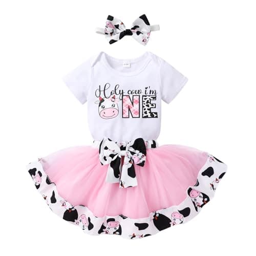 YOUNGER TREE Newborn Girls' 1st Birthday Shiny Sequin Tutu Dress