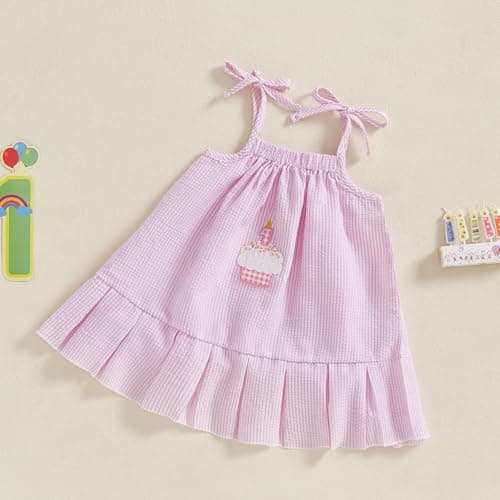 GOOCHEER Baby Girl First Birthday Cake Smash Dress