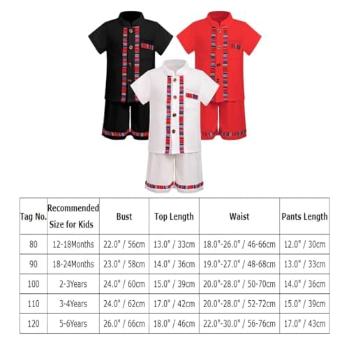 IMEKIS Boys Mexican Traditional Outfit with Shorts Birthday Party Clothes