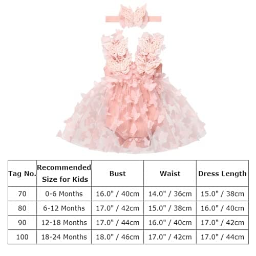 Newborn Baby Girl 1st Birthday Lace Tulle Romper Dress with Floral Headband