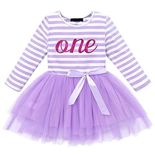 IMEKIS Baby Girl 1st 2nd 3rd Birthday Tutu Dress with Polka Dots