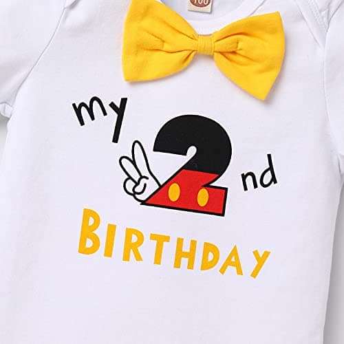 IMEKIS Baby Boys 1st Birthday Halloween Tuxedo Romper
