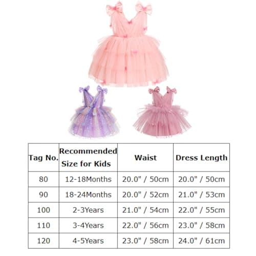 Butterfly Theme Toddler Girls Party Dress