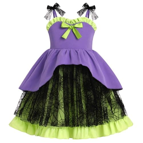 Halloween Bat Spider Costume for Toddler Girls 1-6T