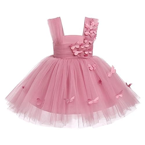 Butterfly Birthday Dress for Toddler Girls
