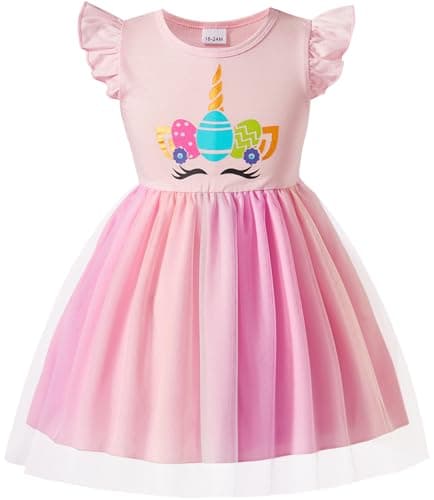 Gothletic Little Girls Tulle Tutu Dress for 2-7Y Summer Sundress