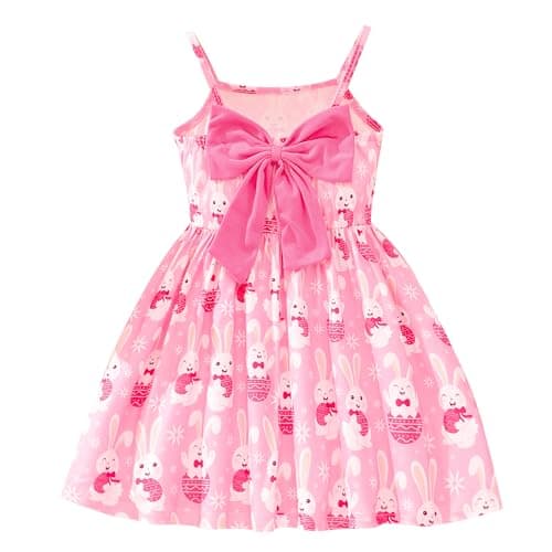 NUBEEHOHO Toddler Dinosaur Backless Sundress for Birthday Beach