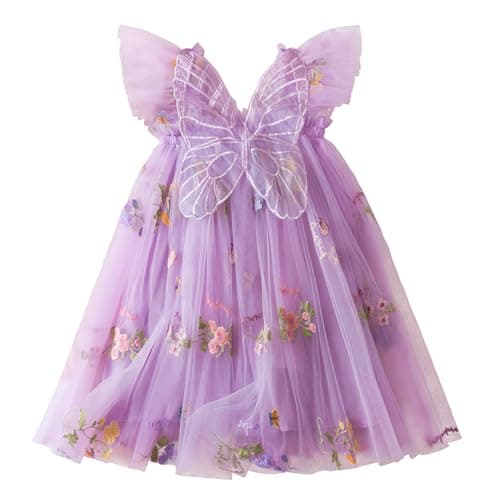 TTYAOVO Toddler Girl Tulle Birthday Party Dress
