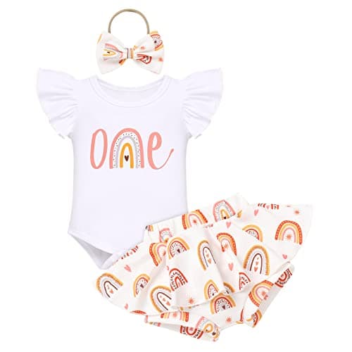 Summer Baby Girls Sunflower Mouse Outfit Set
