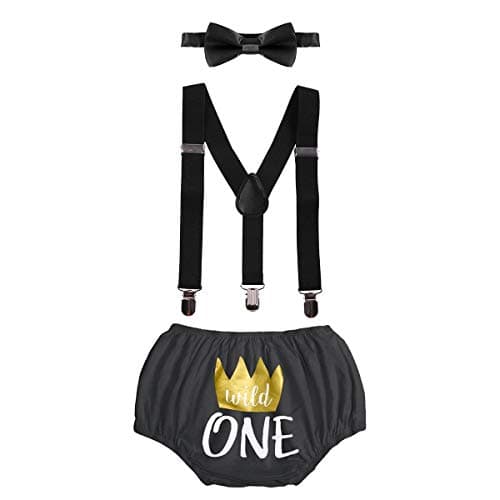 Wild ONE Birthday Cake Smash Outfit for Baby Boys