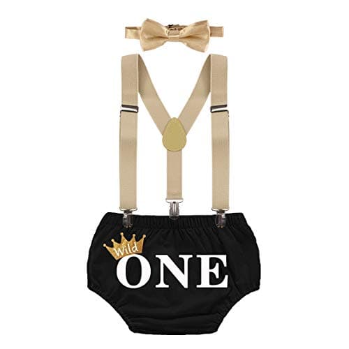 Wild ONE Cake Smash Outfit for Boy - First Birthday Photo Shoot