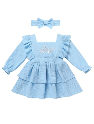Winter Snowflake 1st Birthday Outfit for Baby Girls