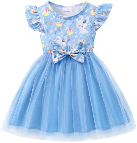 Gothletic Little Girls Tulle Tutu Dress for 2-7Y Summer Sundress