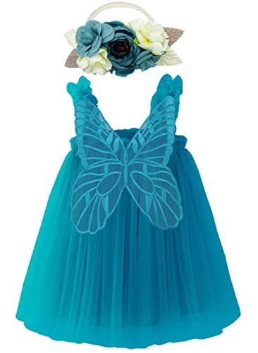BGFKS Princess Tutu Dress with Flower Headband for Girls