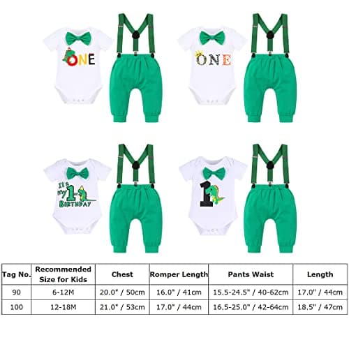 Wild One Dinosaur Birthday Outfit for Baby Boy