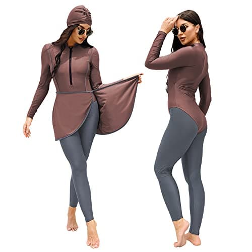 IMEKIS Women's Modest Muslim Burkini Swimwear