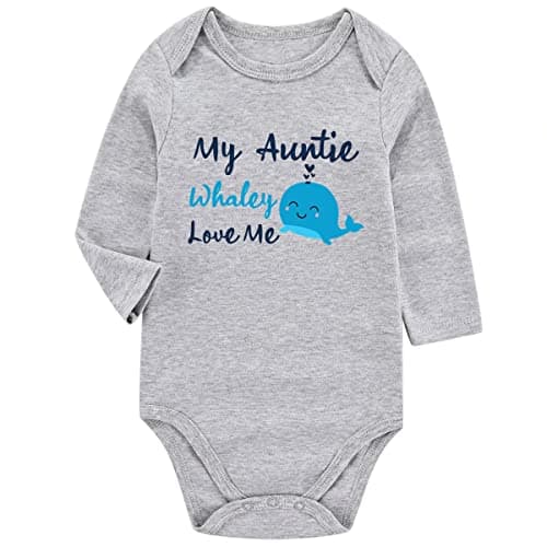 Azzwnee Fish Grandpa Baby Bodysuits 0-3 Months