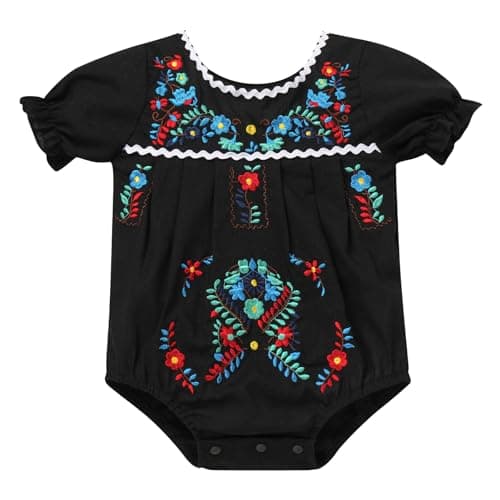 IMEKIS Newborn Girl Cinco De Mayo Fiesta Outfit